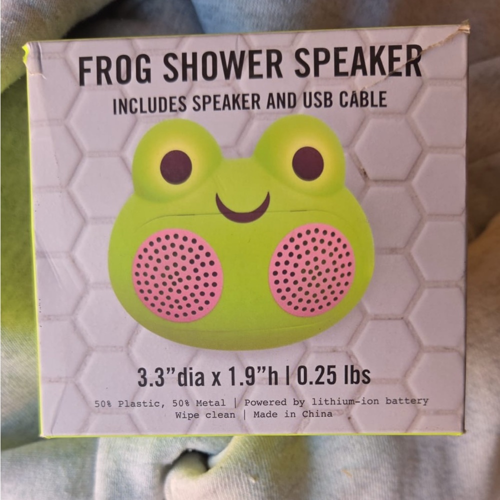 Frog Shower Speaker - Waterproof Bluetooth Speaker
